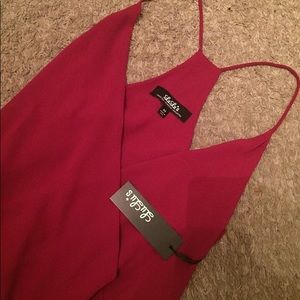 Lulus red wine body suit